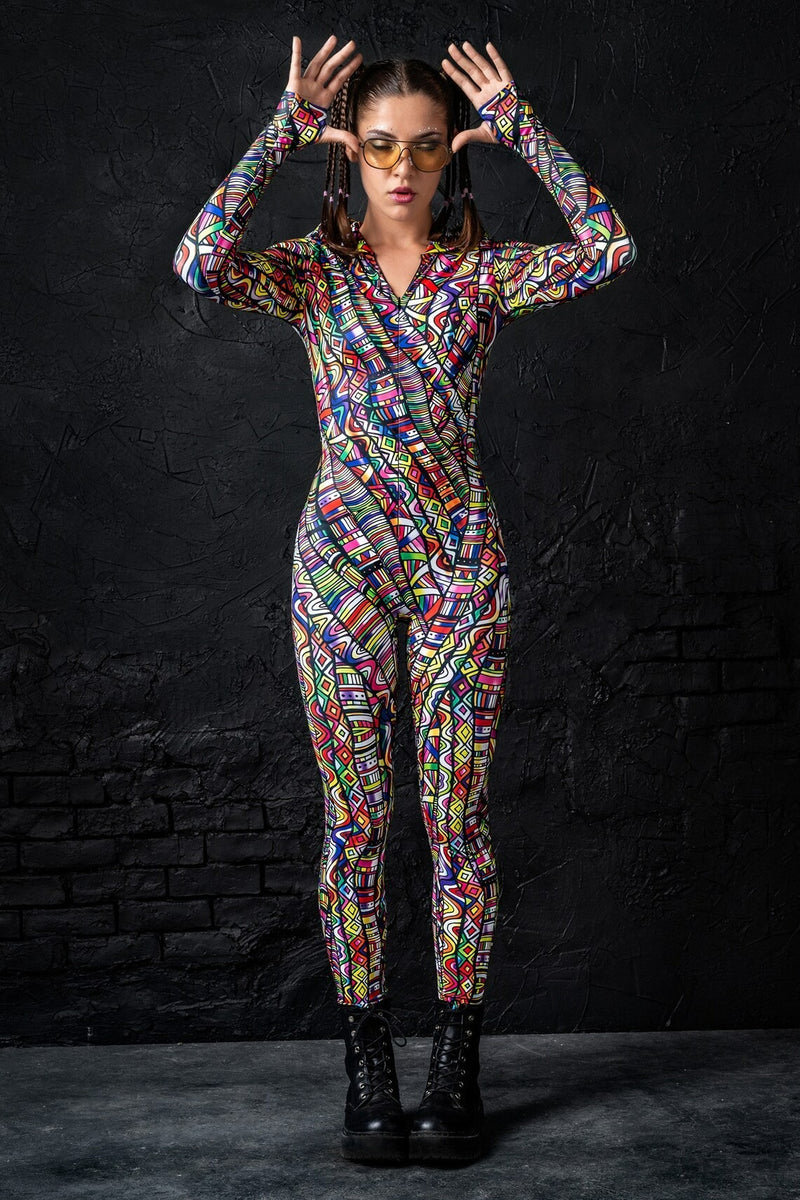Badinka Hippie Knot Rave Onesie