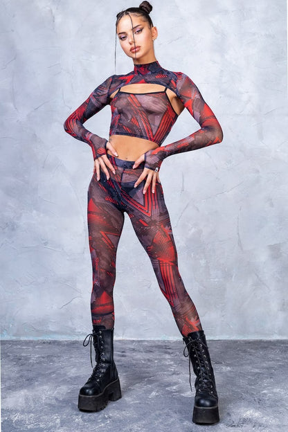 Another angle of the front side of this comfortable mesh set