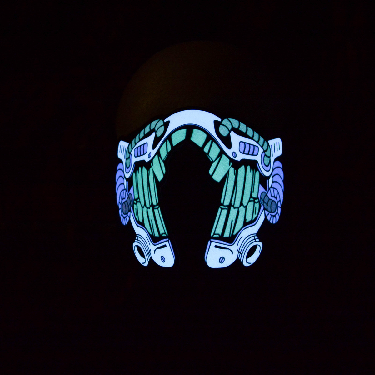 Green/Multi Rave Mask | Rave Face Masks | Electric Wave