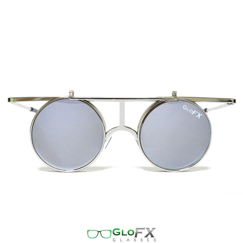 Flip Diffraction Glasses - Vintage Round