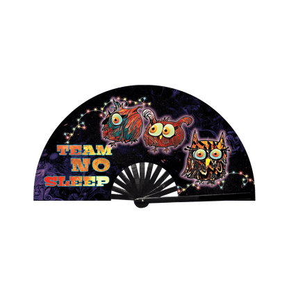 Team No Sleep Rave Fan, also a Hand Fan