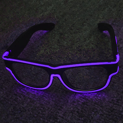 LED EL Wire Glasses (Rechargeable)