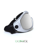Side profile of Silver Mirror Diffraction Ski Goggles
