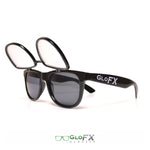 Black Diffraction glasses Front side view