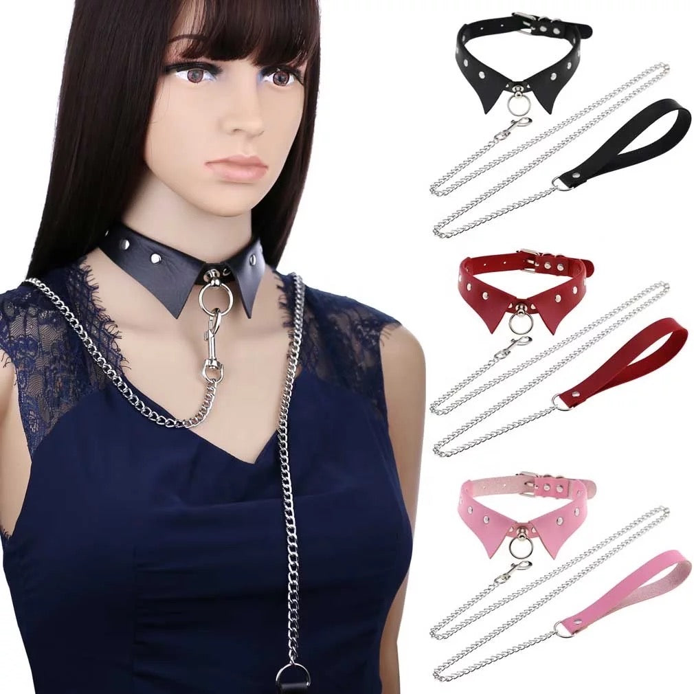 Shirt Collar Choker and Leash