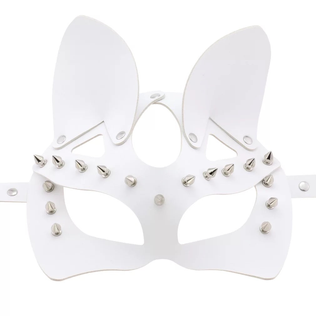 Leather Bunny Mask