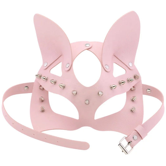Leather Bunny Mask