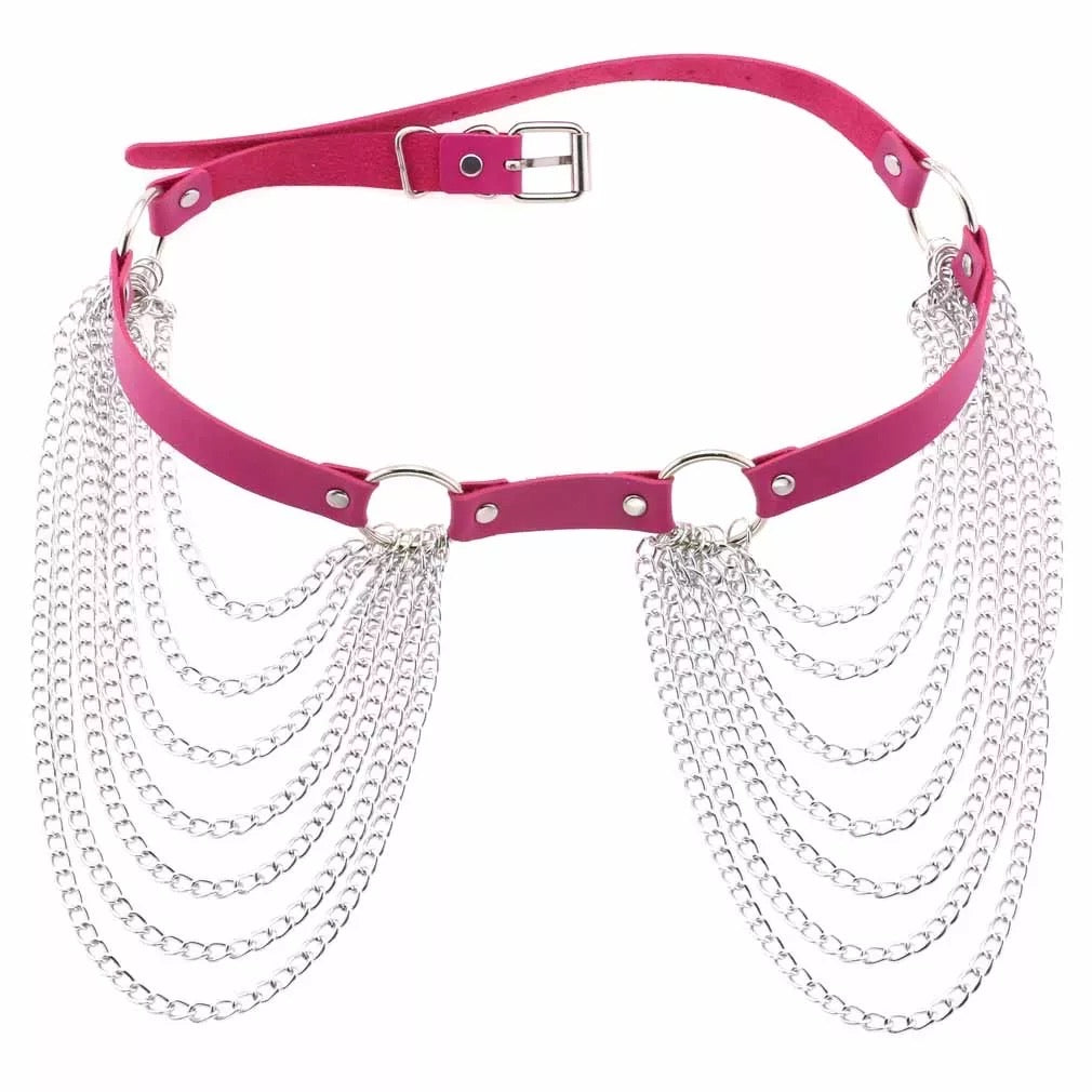 Tassel Belt with Chains