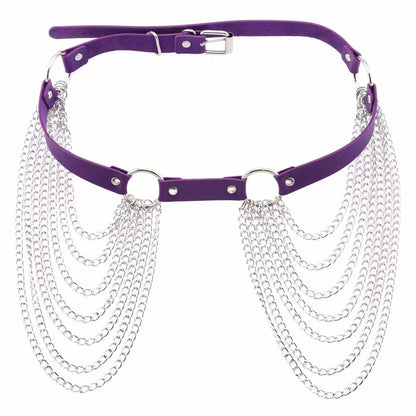 Tassel Belt with Chains