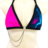 Electric Wave x The Lyte Couture Triangle Top w/ Chain