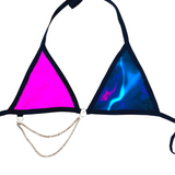 Electric Wave x The Lyte Couture Triangle Top w/ Chain