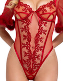 LI641 - Rouge Bow Teddy with Sleeves