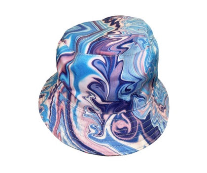 Light Tie Dye Reversible Bucket Hat