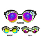 Polychrome Kaleidoscope Goggles - Wormhole vs Kaleidoscope vs bugeye lenses