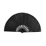 Black hand held fans