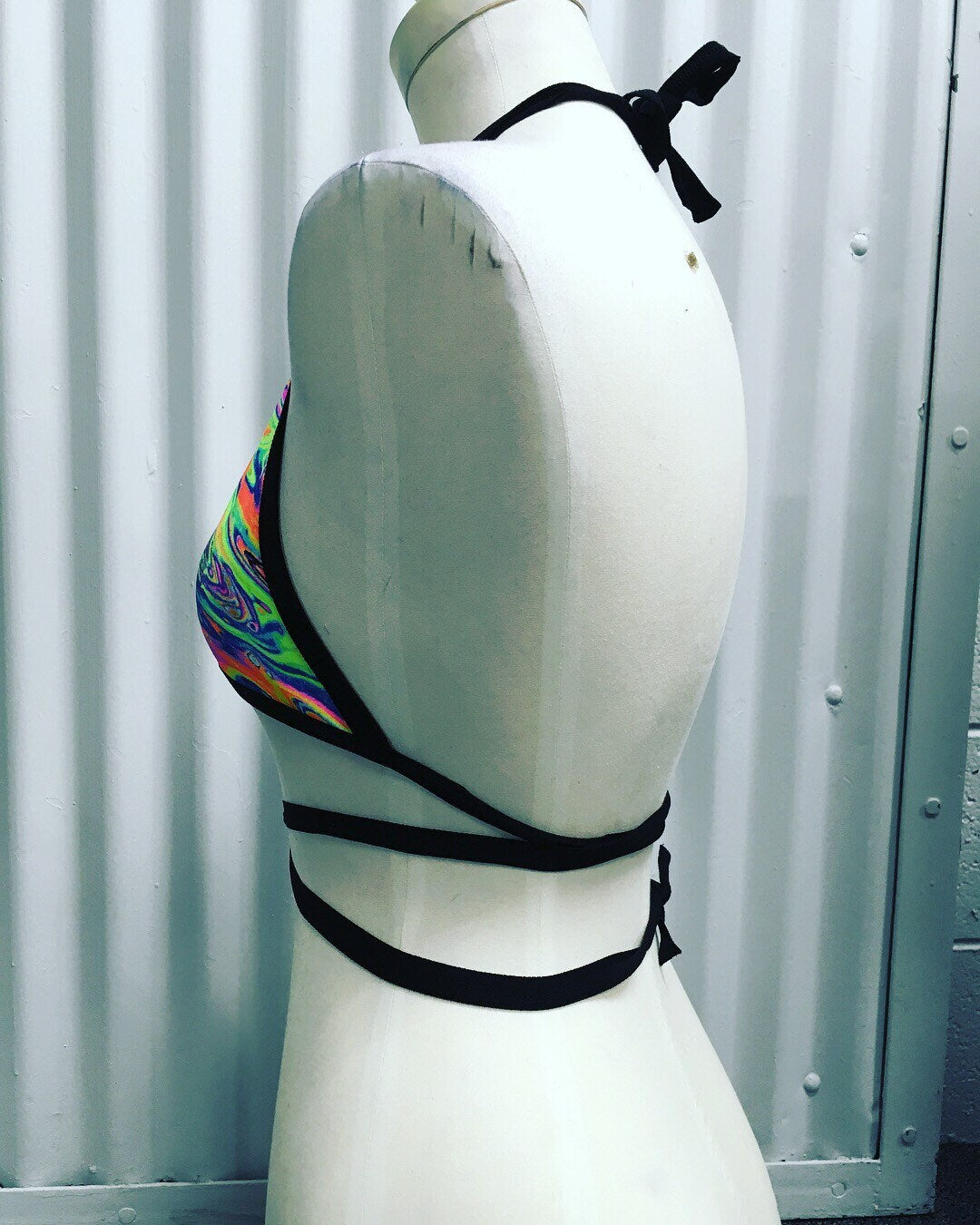REQUIEM | Triangle Top, Women's Festival Top, Rave Top
