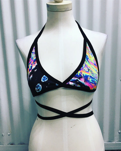 REQUIEM | Triangle Top, Women's Festival Top, Rave Top