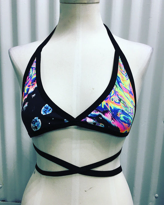 REQUIEM | Triangle Top, Women's Festival Top, Rave Top
