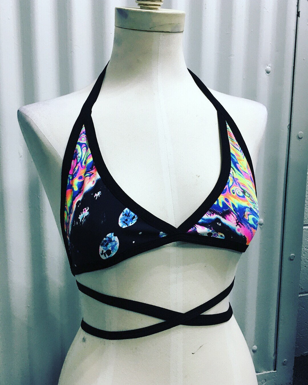 REQUIEM | Triangle Top, Women's Festival Top, Rave Top