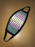 SLITHER | REFLECTIVE | Mask, Rave Mask, Festival Mask