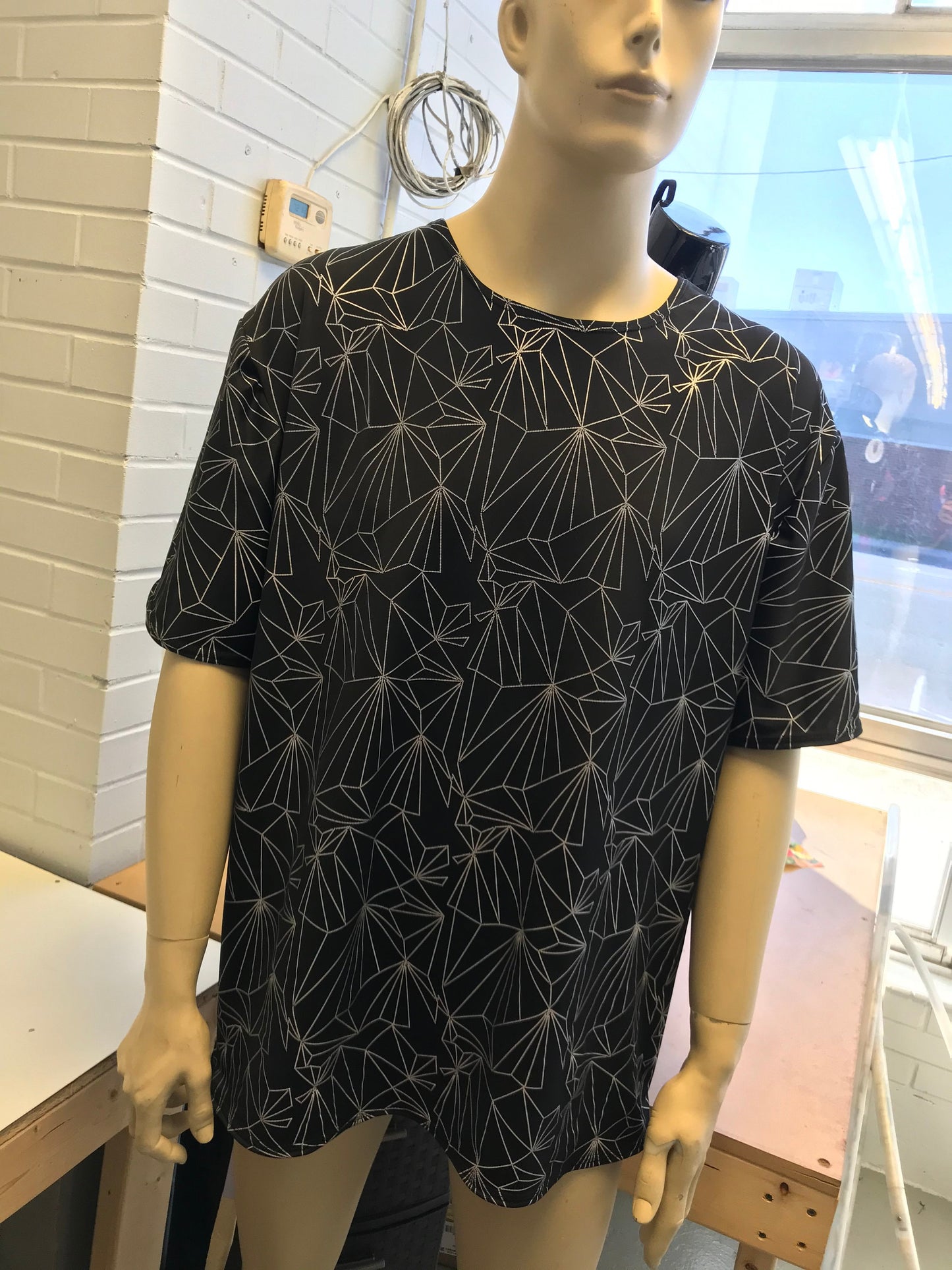REFRACTION | Reflective | Slim Fit Men's Rave T-shirt, Festival Shirt