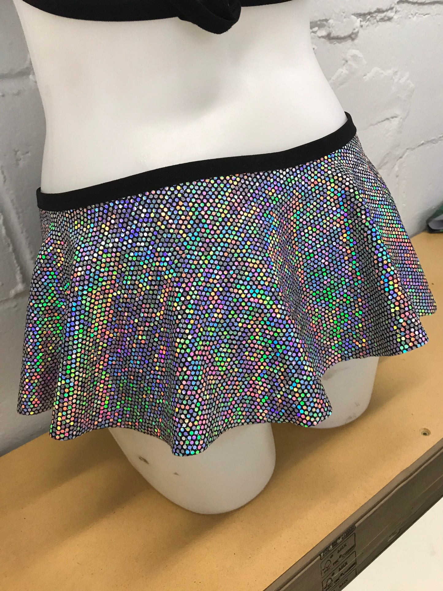 DISCO QUEEN | Ultra Mini Buckle Skirt, Rave Skirt, Festival Bottom