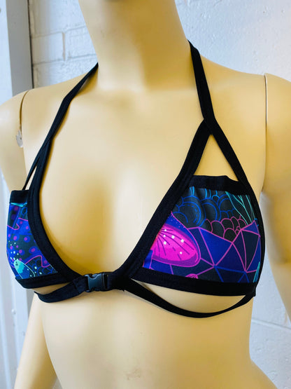 DAZED MUSHROOM | Cage Top, Women's Festival Top, Rave Top