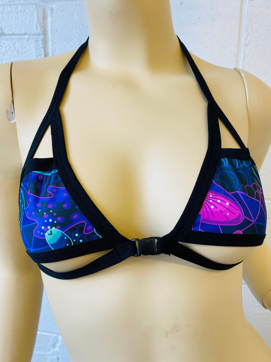 DAZED MUSHROOM | Cage Top, Women's Festival Top, Rave Top