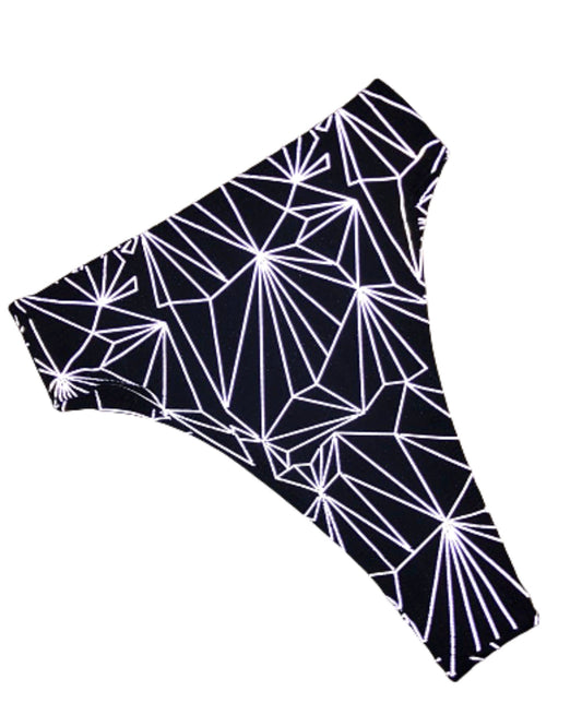 REFRACTION | High Waisted High Cut Bottoms