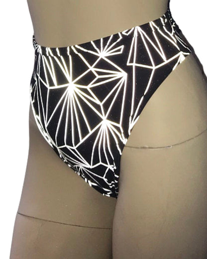 REFRACTION | High Waisted High Cut Bottoms