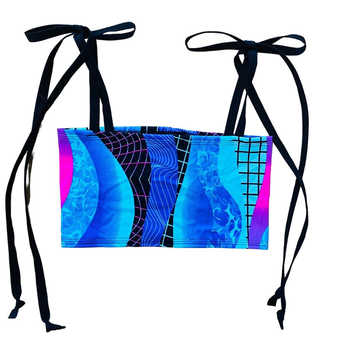 Y2K | Tie Tube Top, Women's Festival Top, Rave Top