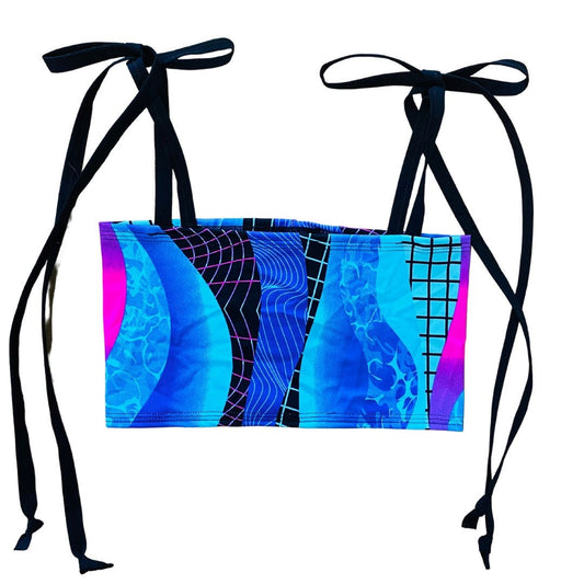 Y2K | Tie Tube Top, Women's Festival Top, Rave Top