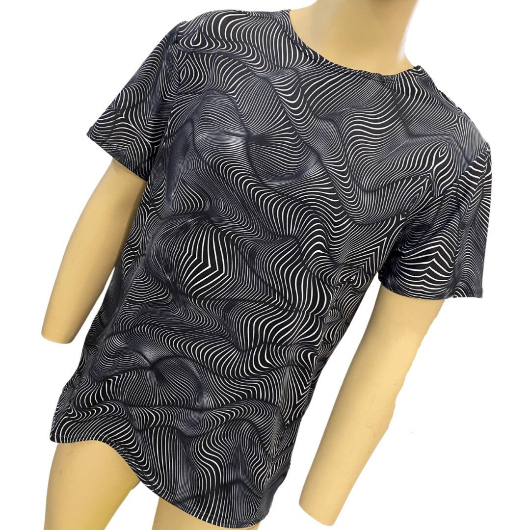 ILLUSIONS | Slim Fit Men's Rave T-shirt, Festival Shirt