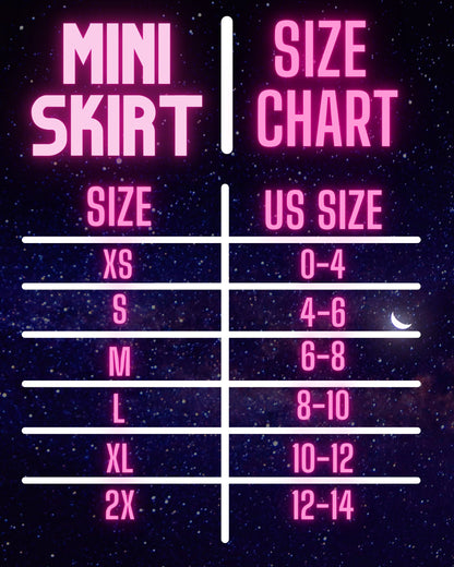 ACID | Cut-Out Bodycon Mini Skirt, Rave Skirt, Festival Bottom