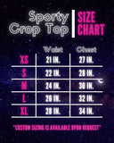 YIN YANG | Underboob Sporty Crop Top, Women's Festival Top, Rave Top
