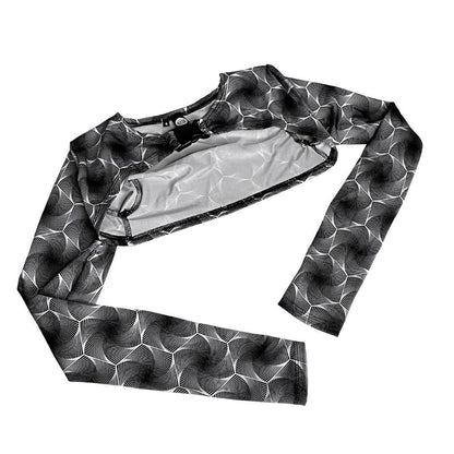 HEXX | Long Sleeve Buckle Top, Women's Festival Top, Rave Top