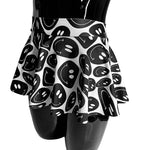 Black and White | Circle Skirt, Rave Skirt, Festival Bottom