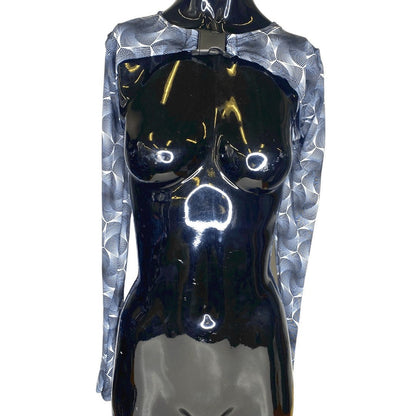 HEXX | Long Sleeve Buckle Top, Women's Festival Top, Rave Top
