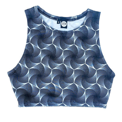 HEXX | Sporty Crop Top, Women's Festival Top, Rave Top
