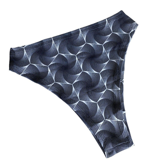 HEXX | High Waisted High Cut Bottoms, Festival Bottoms, Rave Bottoms, Black Rave Outfit