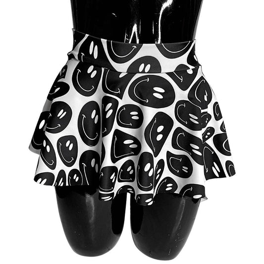 Black and White | Circle Skirt, Rave Skirt, Festival Bottom