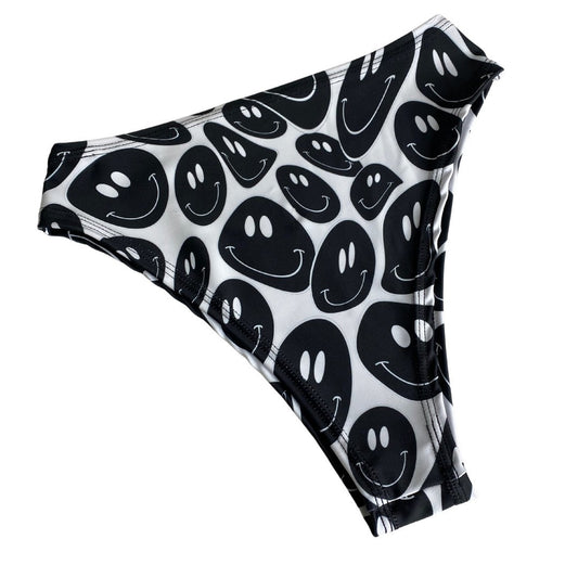 Black and White | High Waisted High Cut Bottoms