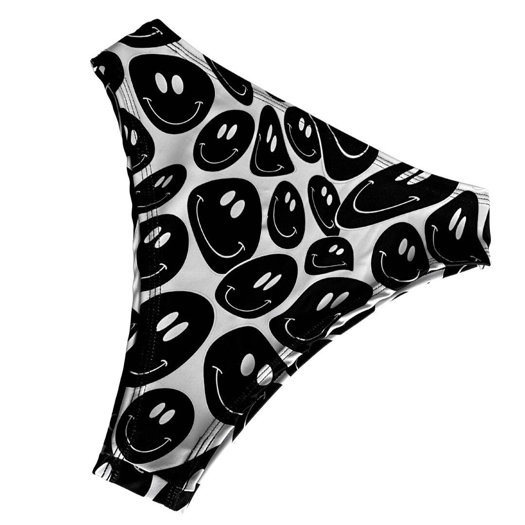 Black and White | High Waisted High Cut Bottoms
