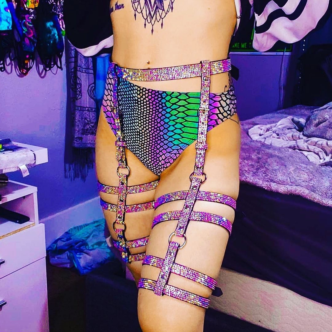 SLITHER | High Waisted High Cut Bottoms