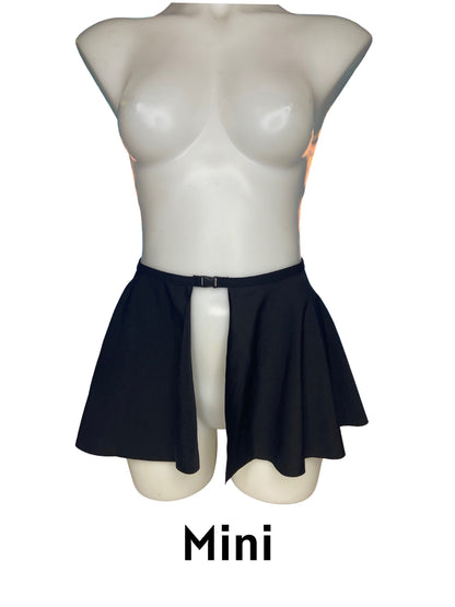 HOUSE MUSIC | Ultra Mini Buckle Skirt, Rave Skirt, Festival Bottom
