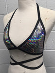 DISCO QUEEN | Triangle Top, Women's Festival Top, Rave Top