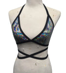 DISCO QUEEN | Triangle Top, Women's Festival Top, Rave Top