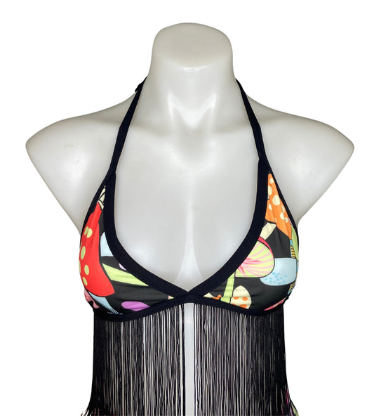 DAY TRIP | Fringe Triangle Top, Women's Festival Top, Rave Top