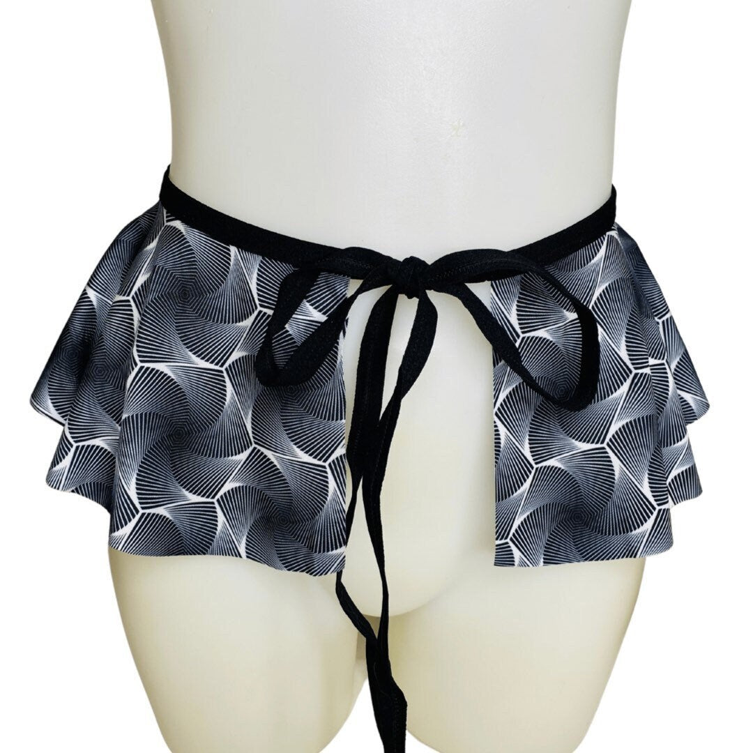 HEXX | Ultra Mini Tie Skirt, Rave Skirt, Festival Bottom