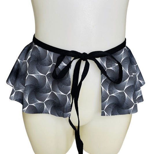 HEXX | Ultra Mini Tie Skirt, Rave Skirt, Festival Bottom